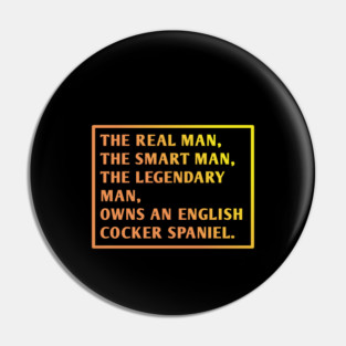 English cocker Spaniel Pin