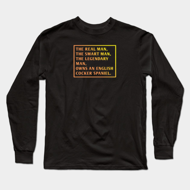 English cocker Spaniel Long Sleeve T-Shirt by BlackMeme94