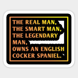 English cocker Spaniel Sticker