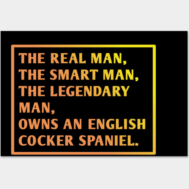 English cocker Spaniel Wall Art by BlackMeme94