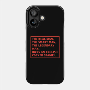 English cocker Spaniel Phone Case