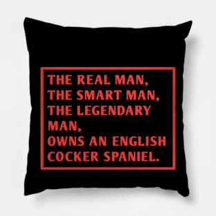 English cocker Spaniel Pillow