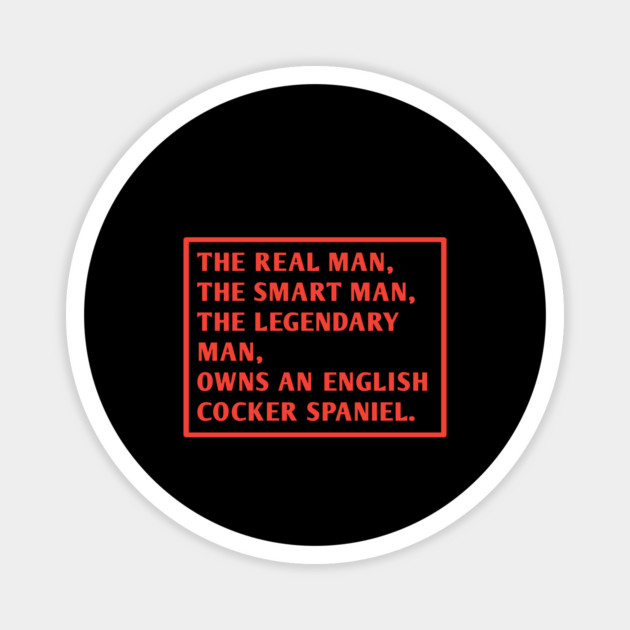 English cocker Spaniel Magnet by BlackMeme94