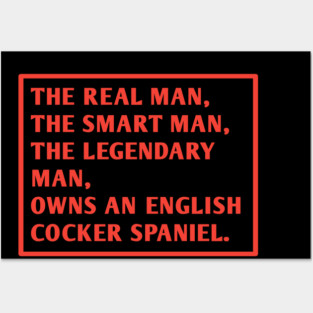 English cocker Spaniel Posters and Art