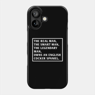 English cocker Spaniel Phone Case
