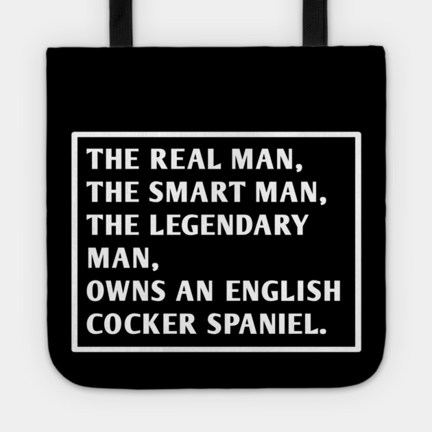 English cocker Spaniel Tote by BlackMeme94