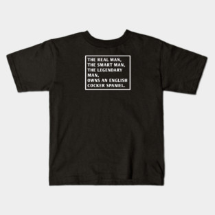 English cocker Spaniel Kids T-Shirt
