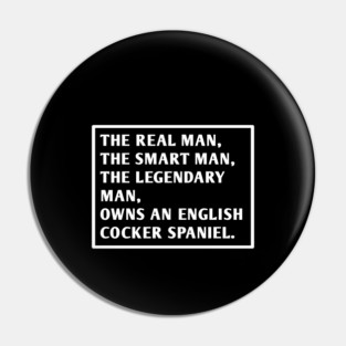 English cocker Spaniel Pin