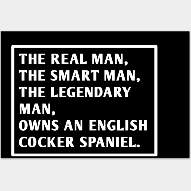 English cocker Spaniel Wall Art by BlackMeme94