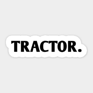 Tractor Sticker
