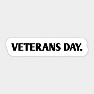 Veterans day Sticker