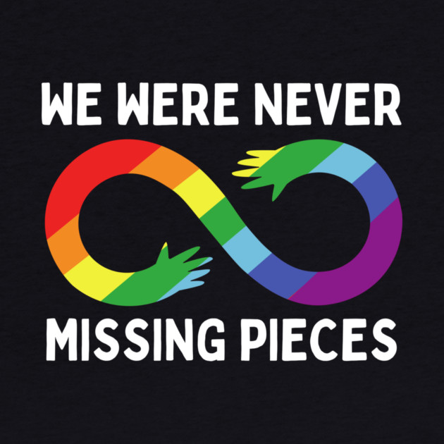 Autistic Rainbow Infinity Design by The WYLD Tribe