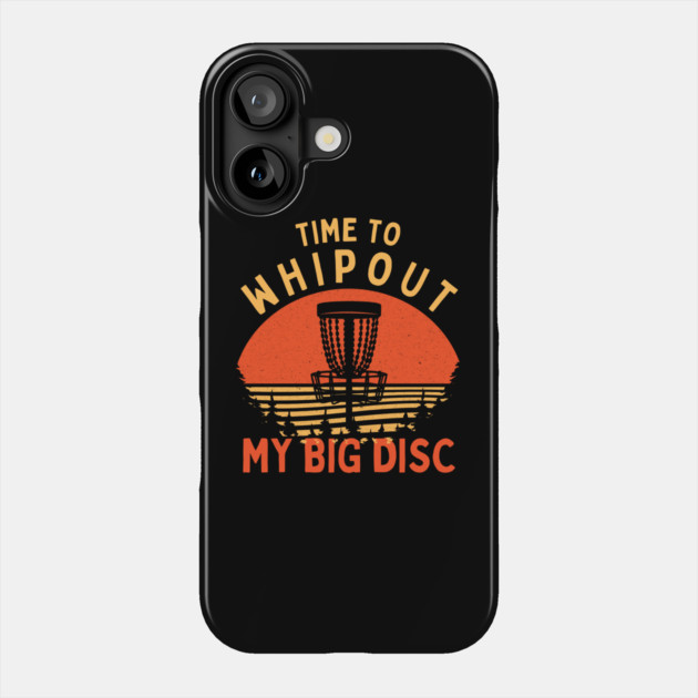 Old Disc gold Player Phone Case by The WYLD Tribe