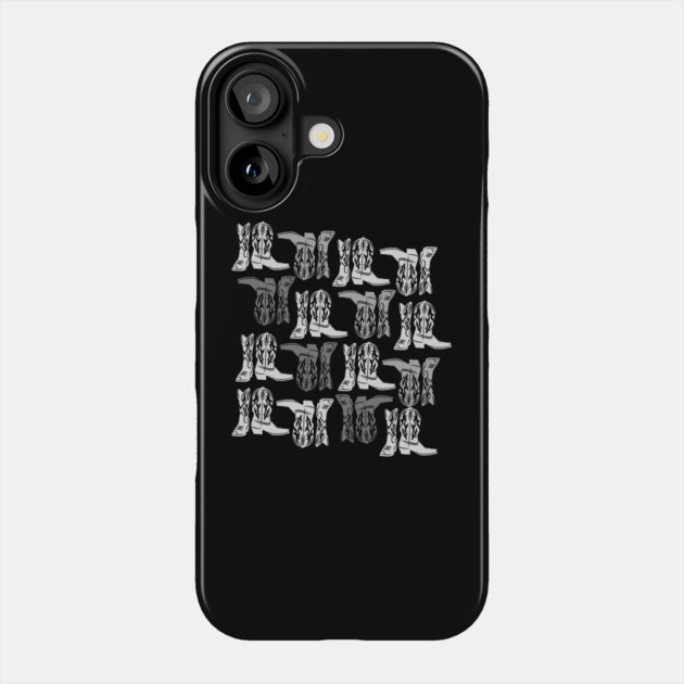 Cowboy Boots Western Pattern Phone Case by The WYLD Tribe