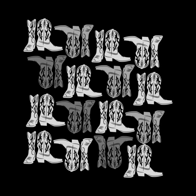 Cowboy Boots Western Pattern by The WYLD Tribe