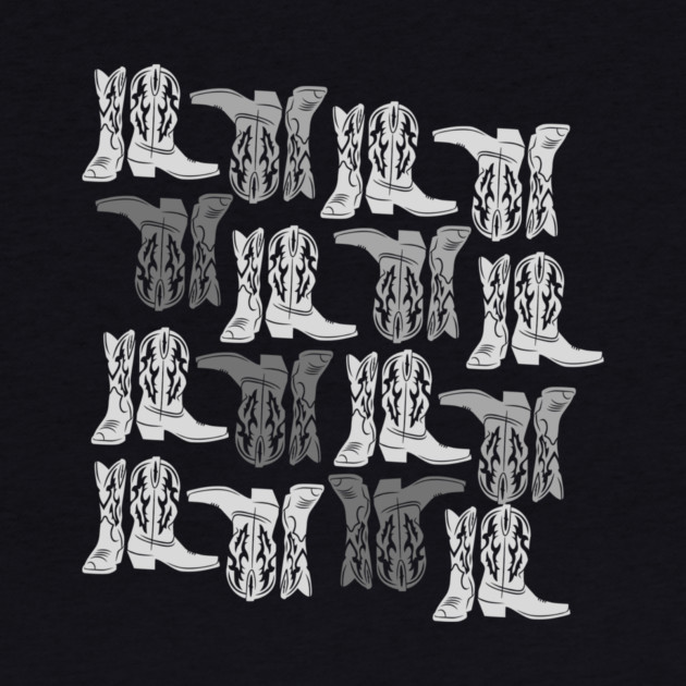 Cowboy Boots Western Pattern by The WYLD Tribe