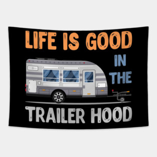 I'M Simple Camping Wine Dog Flip-Flops Lover Women Shirt Tee Tapestry