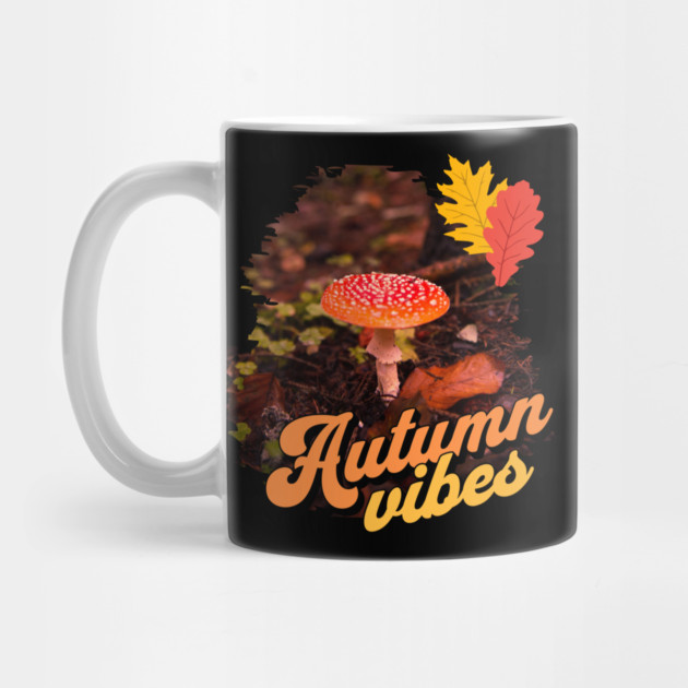 Autumn Vibes, red mushroom by HolidayBug