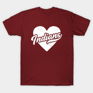 Vintage Indians School Spirit // High School Football Mascot // Go Indians T-Shirt