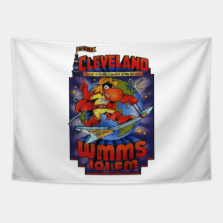 90s WMMS Cleveland Radio Station Tapestry