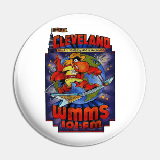 90s WMMS Cleveland Radio Station Pin