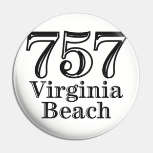 Virginia Beach 757 Virginia USA Pin
