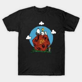 Comic Dog RPG d20 - Funny Pet T-Shirt