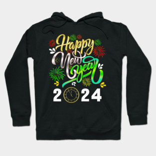 New Year Eve 2024 Merry Xmas Christmas Family Matching Hoodie