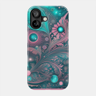 Other Worldly Designs- nebulas, stars, galaxies, planets with feathers Phone Case