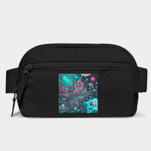 Other Worldly Designs- nebulas, stars, galaxies, planets with feathers Bag