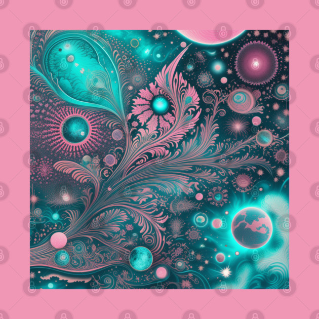 Other Worldly Designs- nebulas, stars, galaxies, planets with feathers by BirdsnStuff