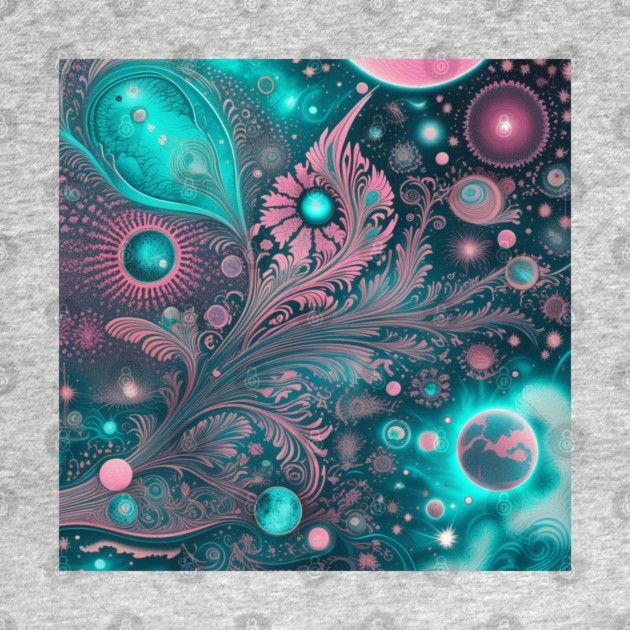Other Worldly Designs- nebulas, stars, galaxies, planets with feathers by BirdsnStuff