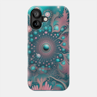 Other Worldly Designs- nebulas, stars, galaxies, planets with feathers Phone Case