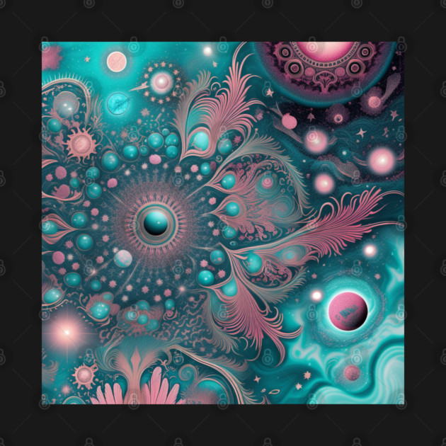 Other Worldly Designs- nebulas, stars, galaxies, planets with feathers by BirdsnStuff