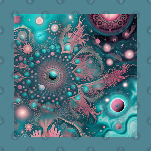 Other Worldly Designs- nebulas, stars, galaxies, planets with feathers by BirdsnStuff