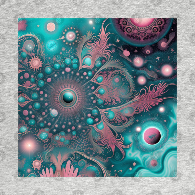 Other Worldly Designs- nebulas, stars, galaxies, planets with feathers by BirdsnStuff