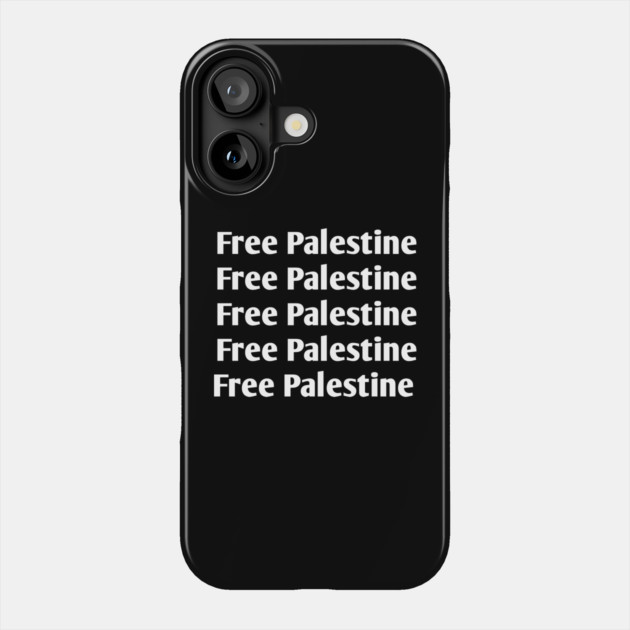 Free Palestine Phone Case by BlackMeme94