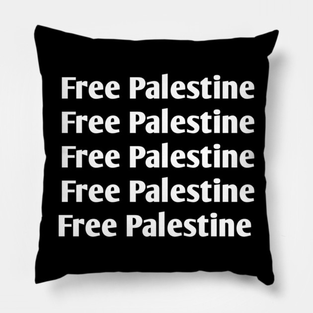 Free Palestine Pillow by BlackMeme94