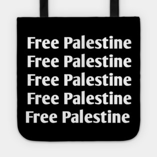 Free Palestine Tote