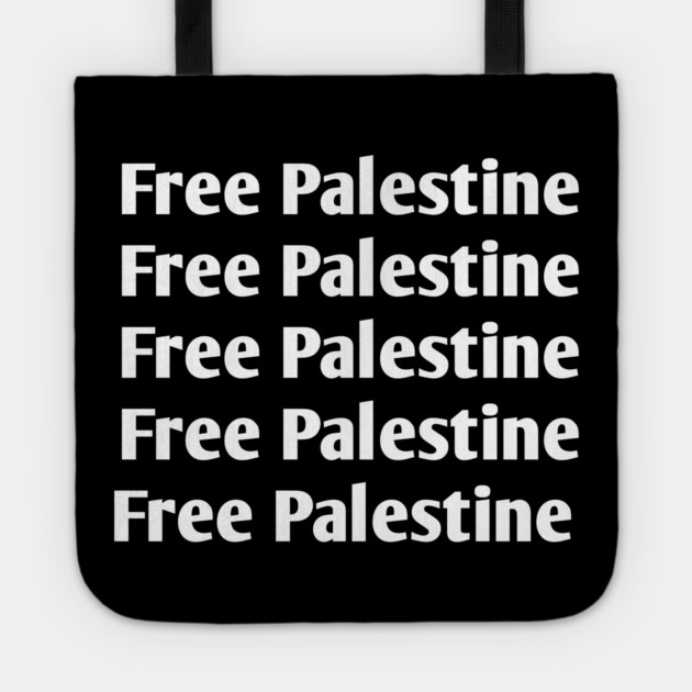 Free Palestine Tote by BlackMeme94