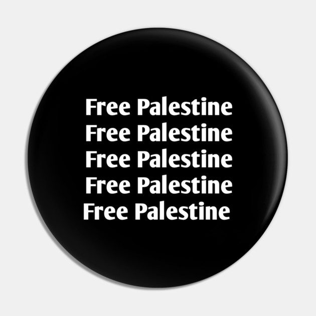 Free Palestine Pin by BlackMeme94