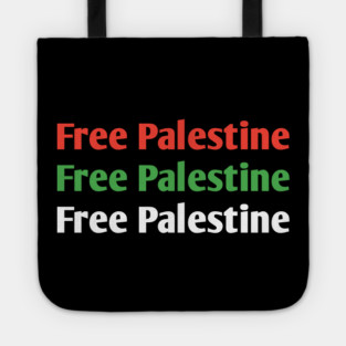 Free Palestine Tote