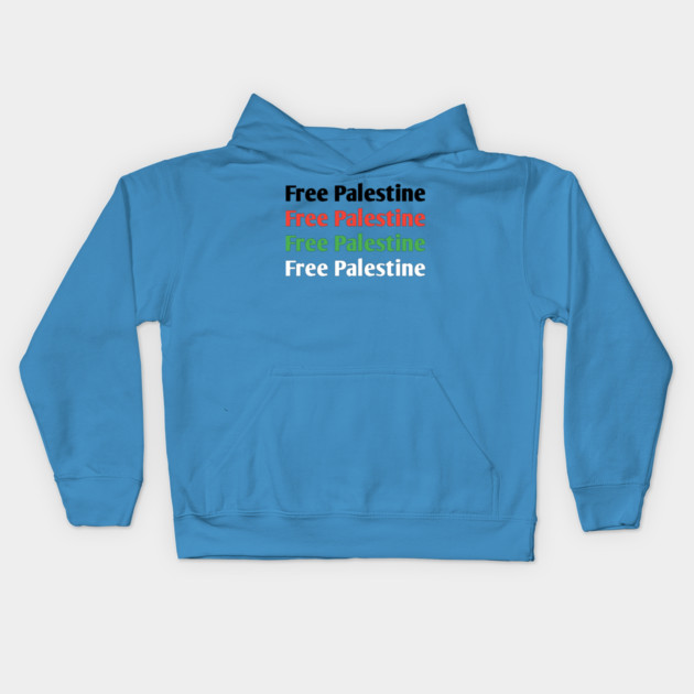 Free Palestine Kids Hoodie by BlackMeme94