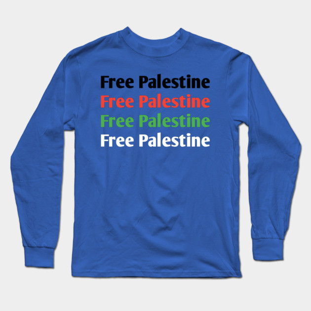 Free Palestine Long Sleeve T-Shirt by BlackMeme94