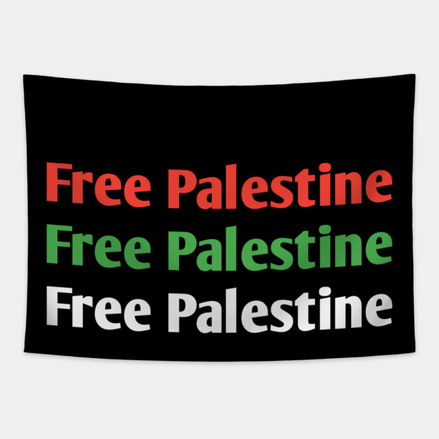 Free Palestine Tapestry by BlackMeme94