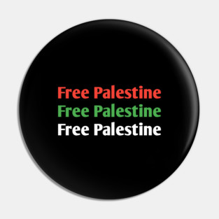 Free Palestine Pin