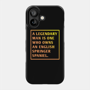 English Springer spaniel Phone Case