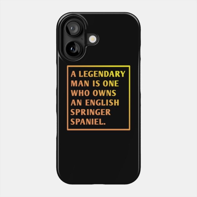 English Springer spaniel Phone Case by BlackMeme94