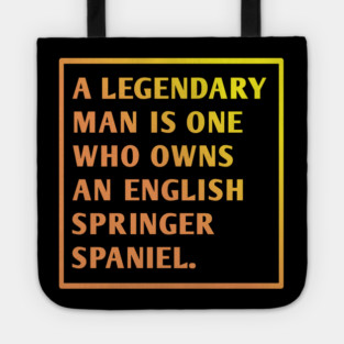 English Springer spaniel Tote