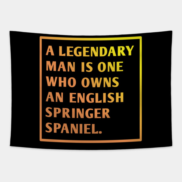 English Springer spaniel Tapestry by BlackMeme94
